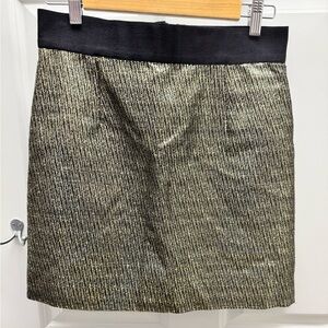 Milly Black and Gold Skirt sz 8